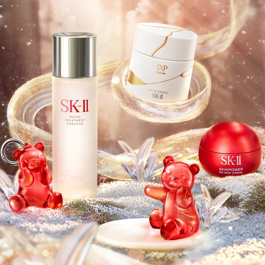 【SK-II】ホリデーは可愛い“ぴてくま”と一緒！ スターアイテムだらけのピテラ™満喫コフレ