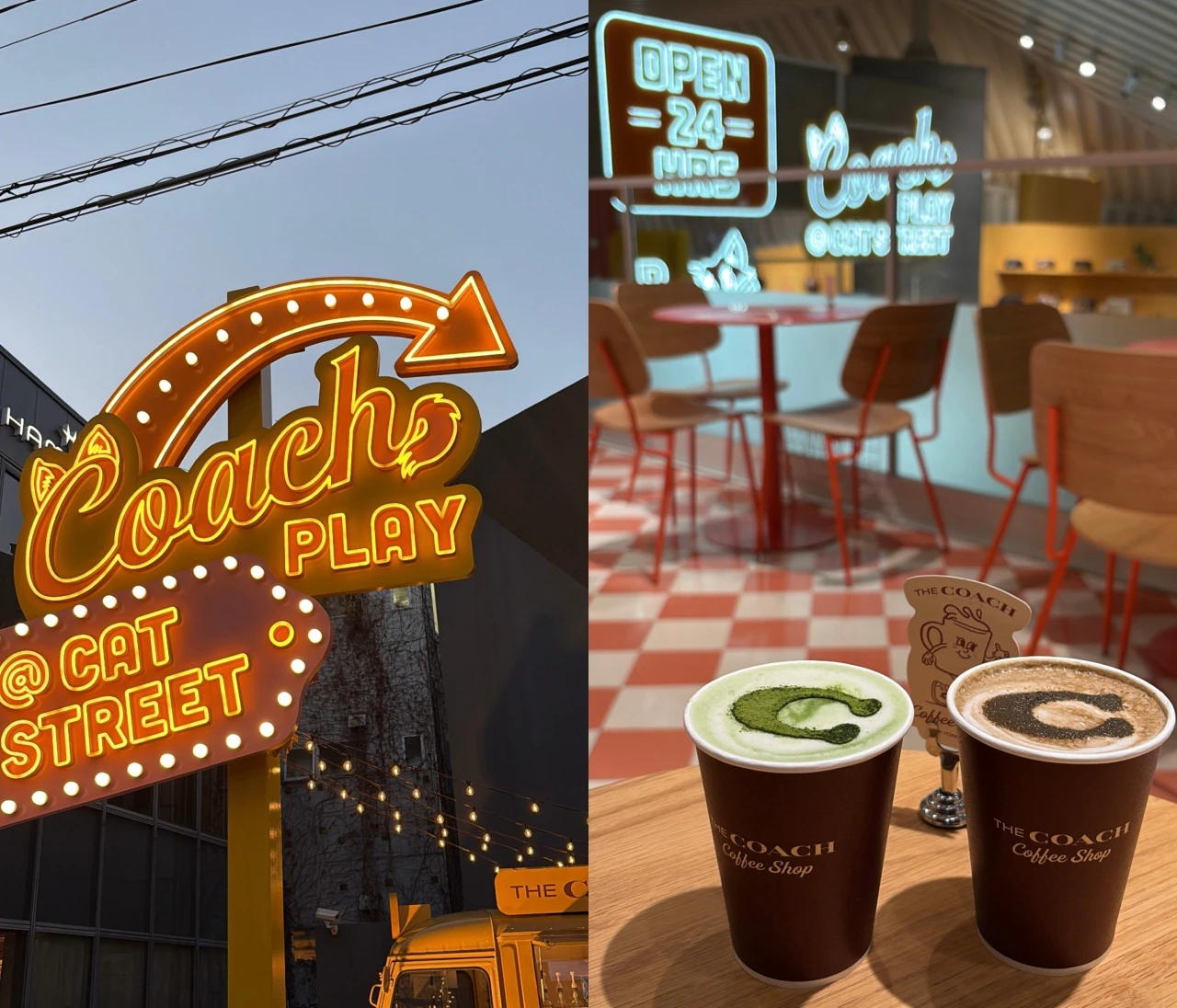 通りがかりのCOACHカフェで休憩☕️