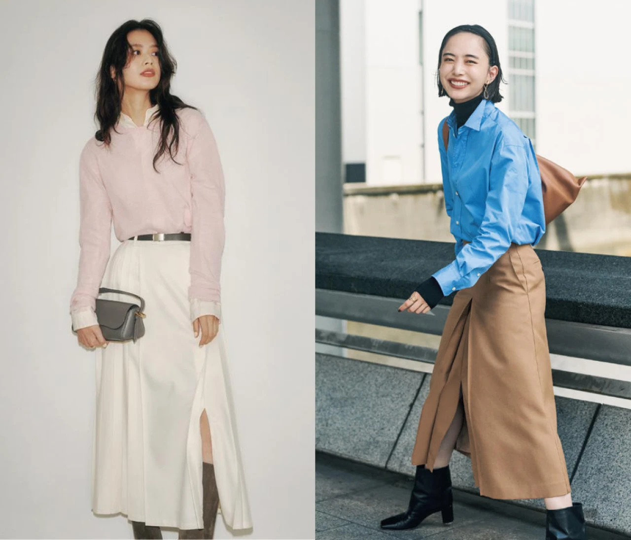 大人女子「ニット×シャツ」コーデ23選。 重ね着でコーデの印象を格上げ！大人女子らしい着こなしなら外せない