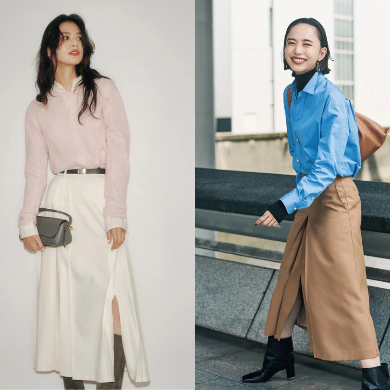 大人女子「ニット×シャツ」コーデ23選。 重ね着でコーデの印象を格上げ！大人女子らしい着こなしなら外せない