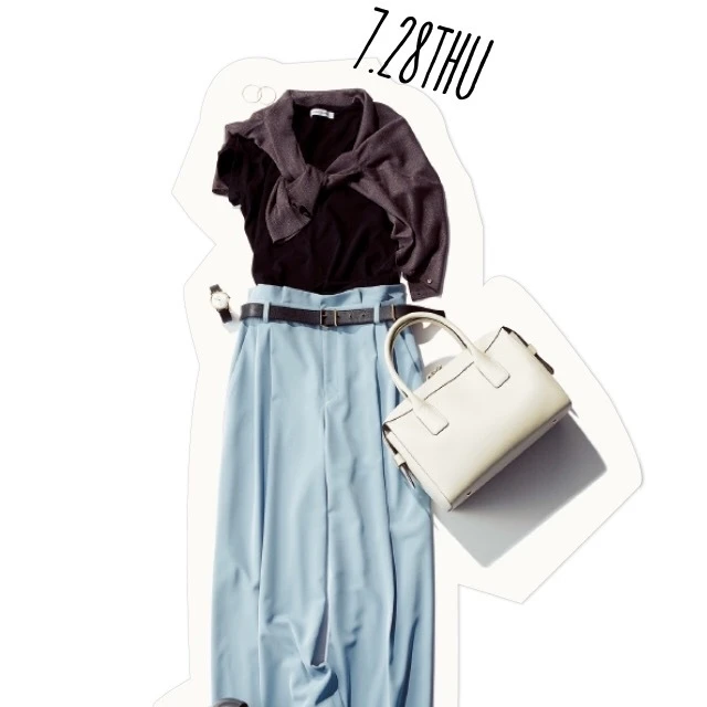 立ち姿が決まる夏ボトムNO.1「涼色スカーチョ」で足長コーデを!