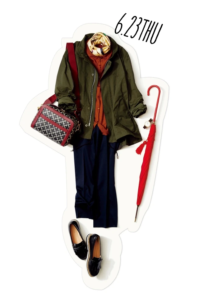 梅雨コーデに悩む人必見! 「雨の日に着こなしで悩まない方法」&「雨対応外回りスタイル」