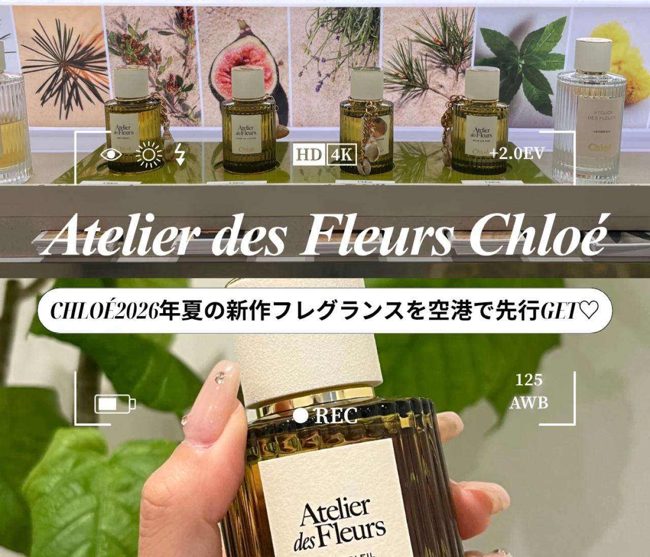 【最速レビュー】Chloé2026年夏の新作フレグランスを空港で先行GET♡