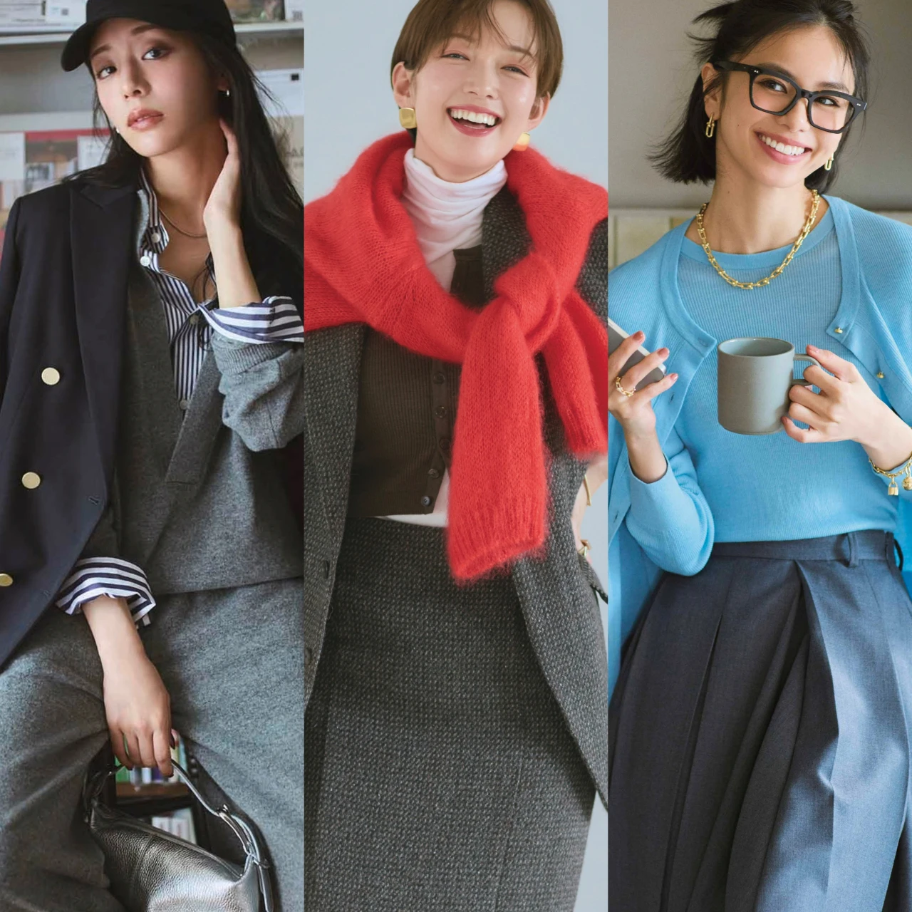 肌寒い日の洒落感スタイル7選【BAILAの1週間コーデまとめ】