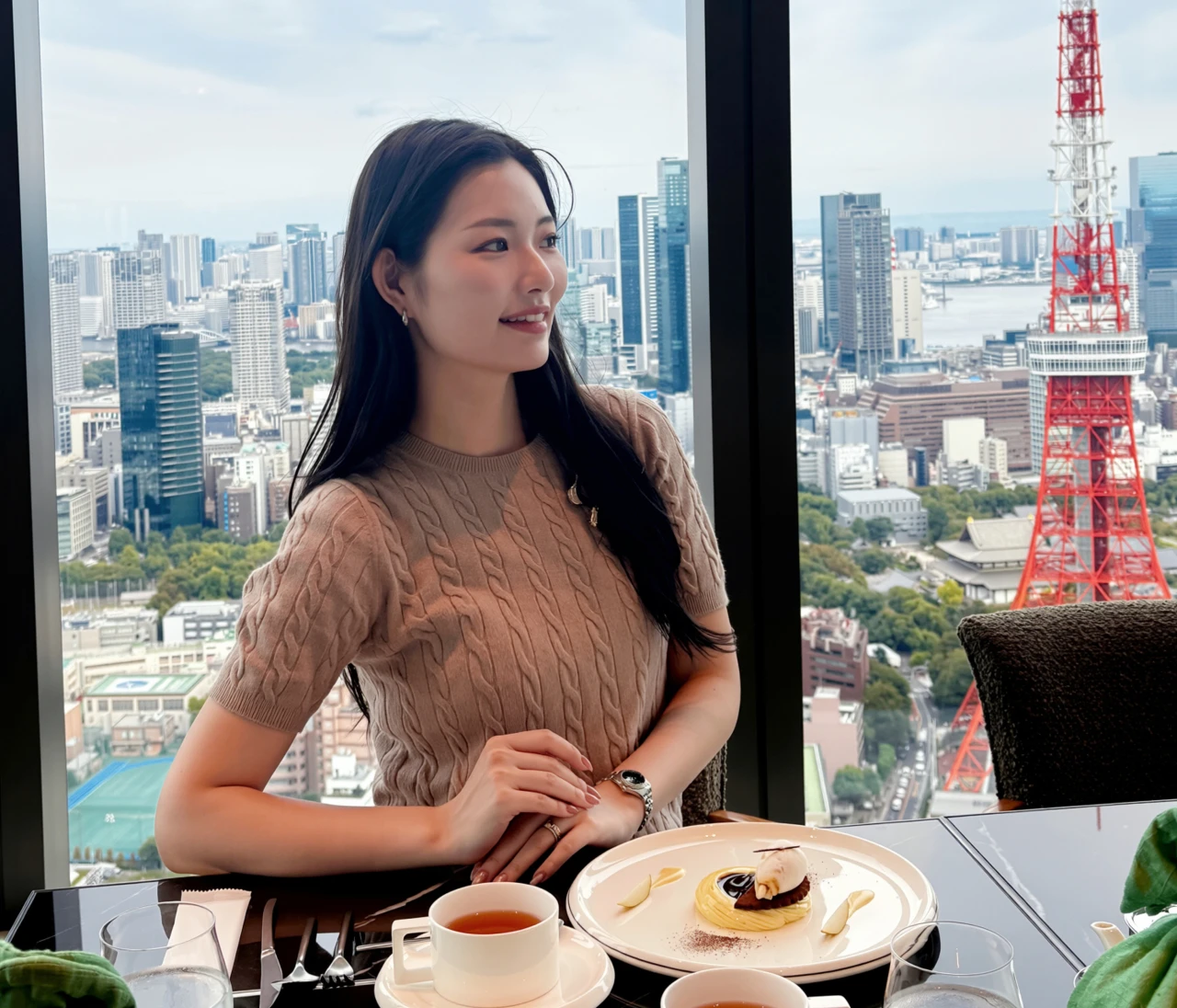 【麻布台ヒルズ】東京タワー正面！2,200円の秋限定デザート