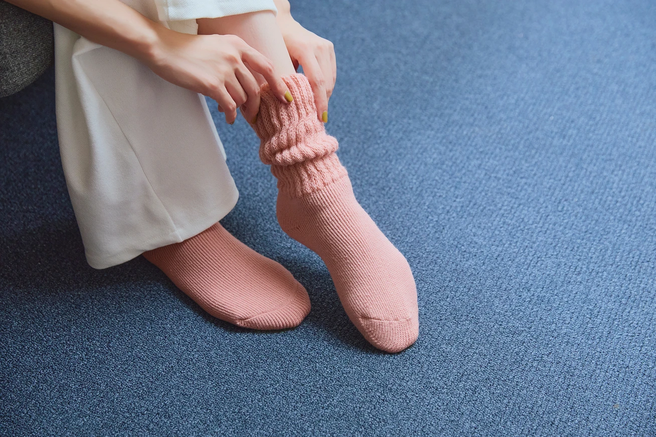 締め付け感の少ないリブ仕様