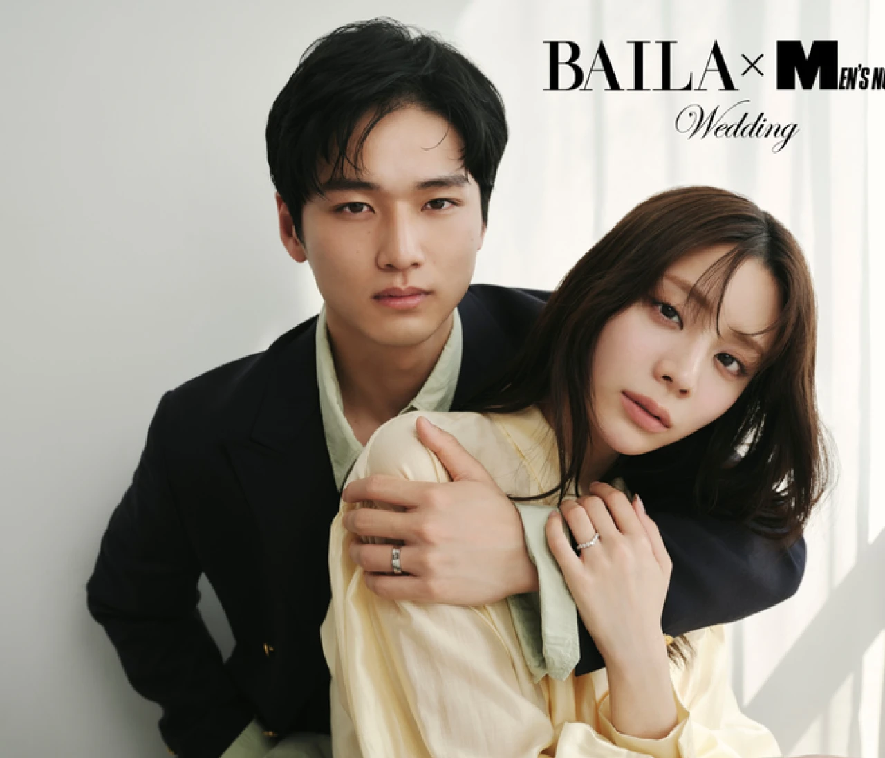 貴島明日香と中川大輔がまとう「ハリー・ウィンストン」のペアジュエリー＆ウォッチ。【バイラ×メンズノンノ ふたりが主役のウェディング vol.1】