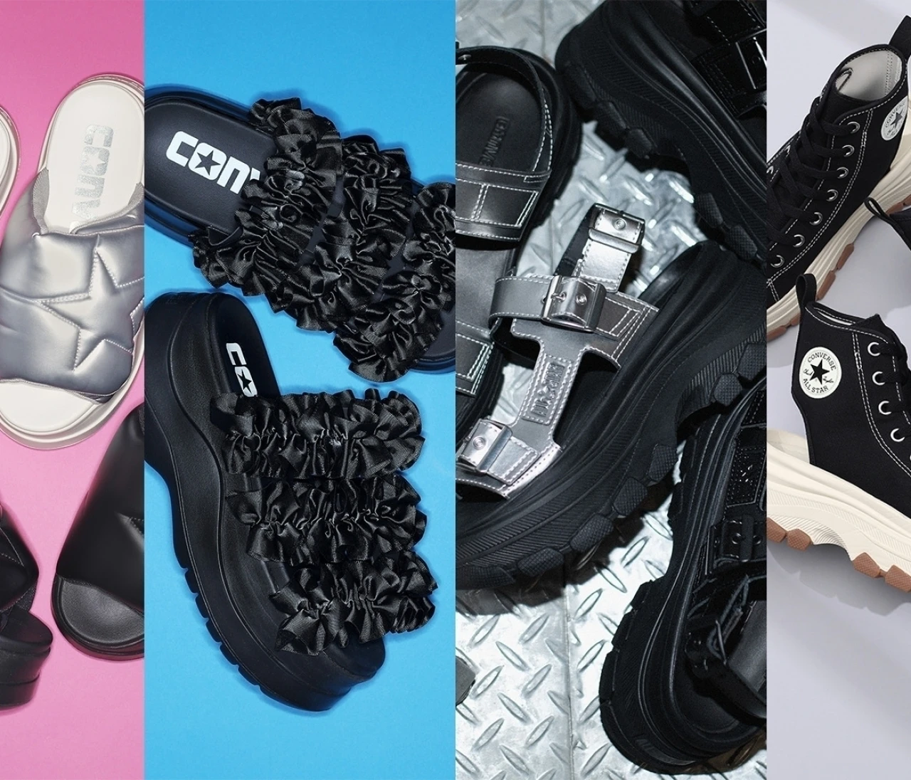 【CONVERSE（コンバース）】2026年春夏コレクションからボリュームソールを採用したサンダル5型が登場！