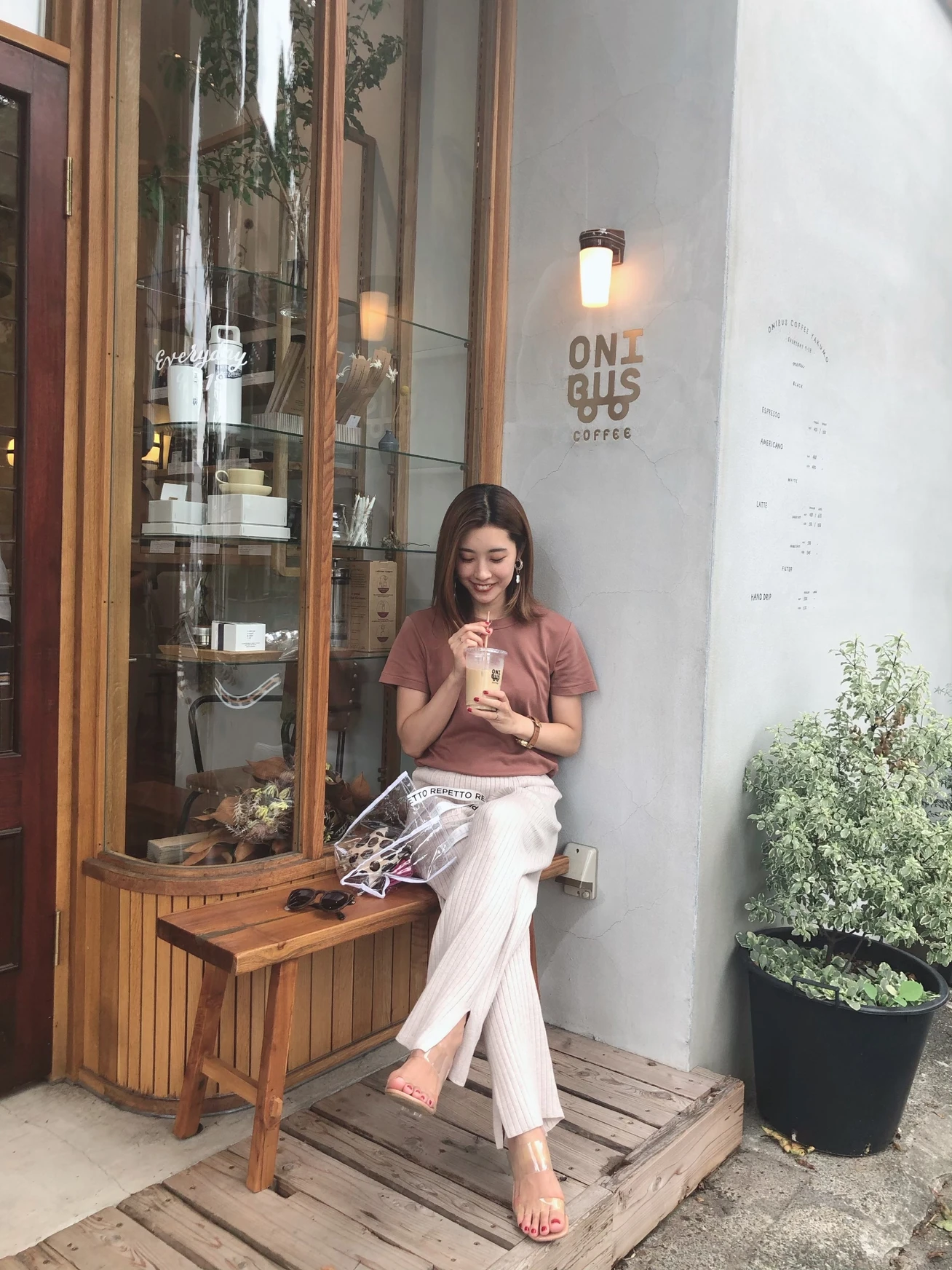 UNIQLOのベイクドカラーTシャツ着回しコーデ❤︎_8
