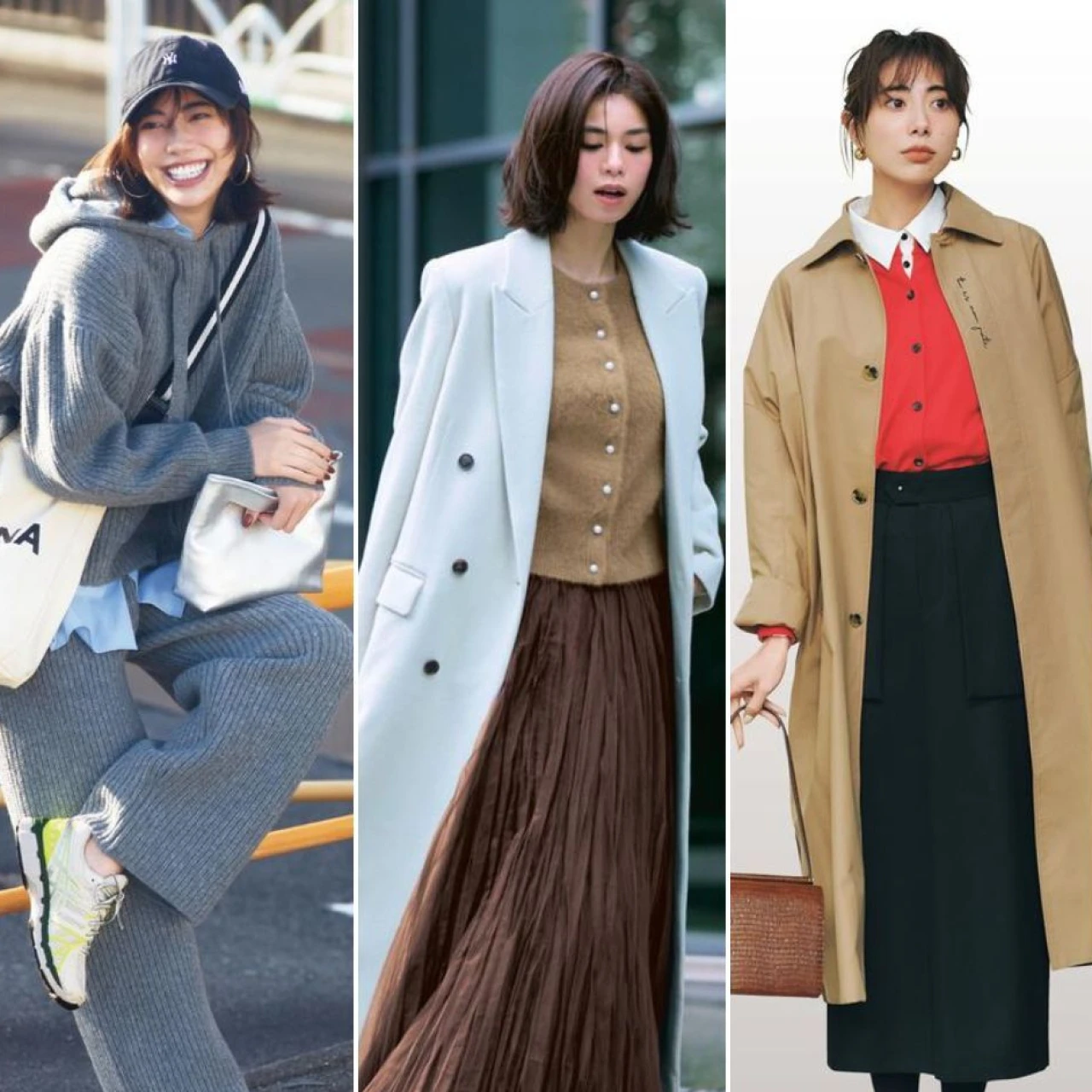 【気温15度の服装30選】 大人女子のシーン別コーデまとめ。気象予報士・片岡信和さんからのアドバイスも!