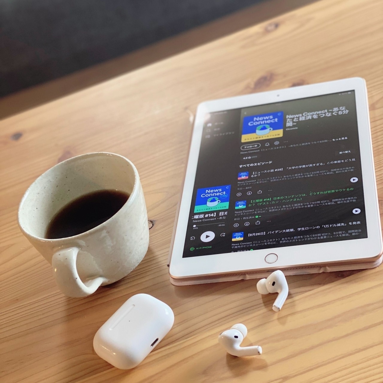 ビジネスパーソンの間で話題のポッドキャストNewsConnect