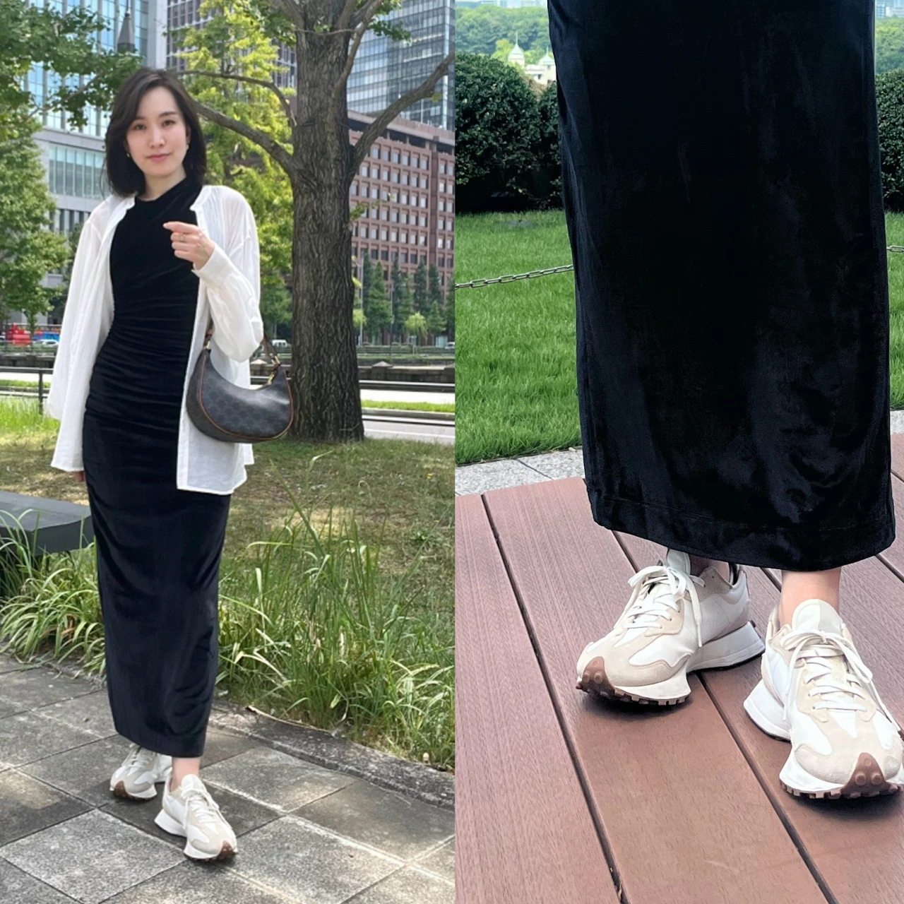 New Balance(ニューバランス)327大人気スニーカーを使ったモノトーンコーデ#スニーカー部