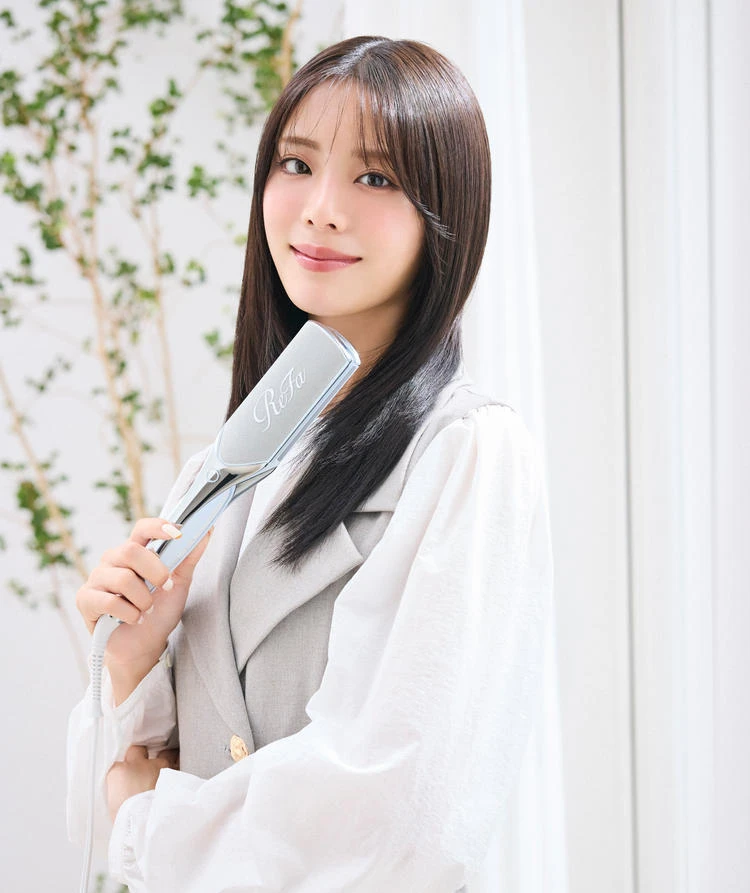 貴島明日香　時短できれいに仕上がるヘアアイロンを模索中