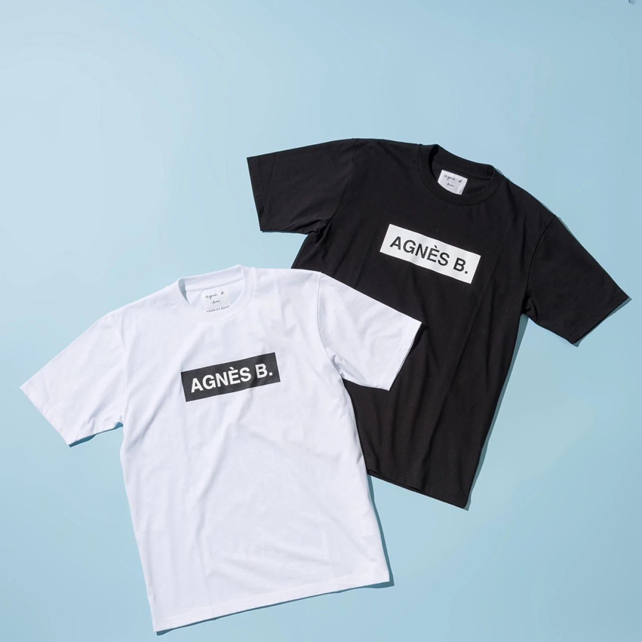 【アダム エ ロペのアニエスベー別注Tシャツ】永遠のロゴを大人にアップデート。新しいカラー展開も！