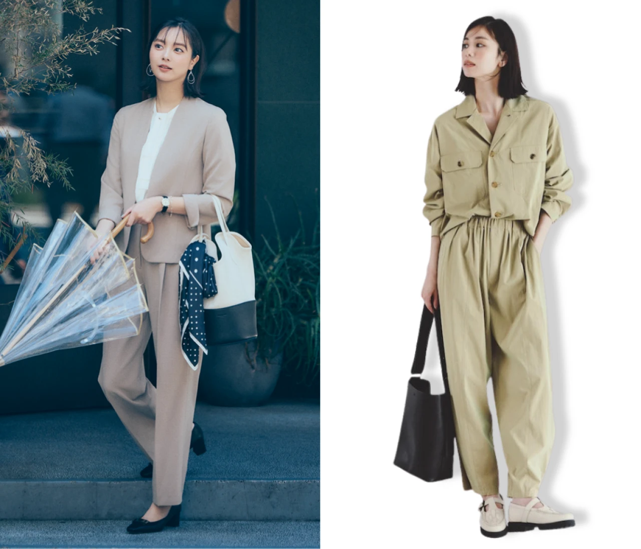 【最新】秋のレディースセットアップコーデ10選。　休日もオフィスカジュアルもセットアップが楽しい！