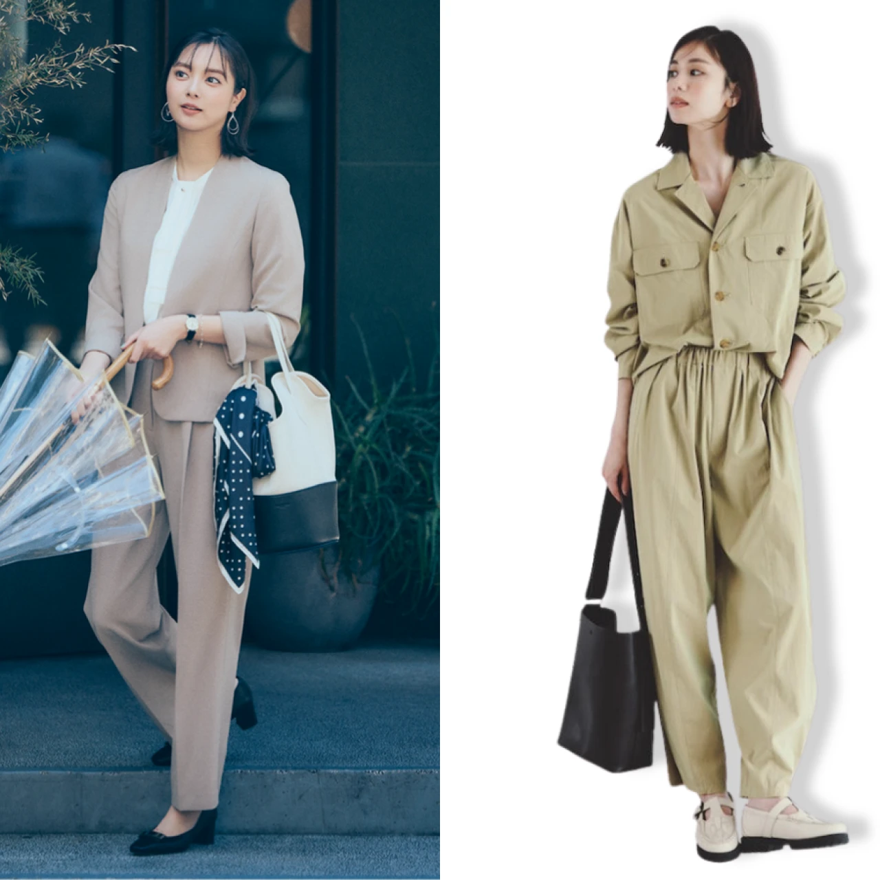 【最新】秋のレディースセットアップコーデ10選。　休日もオフィスカジュアルもセットアップが楽しい！