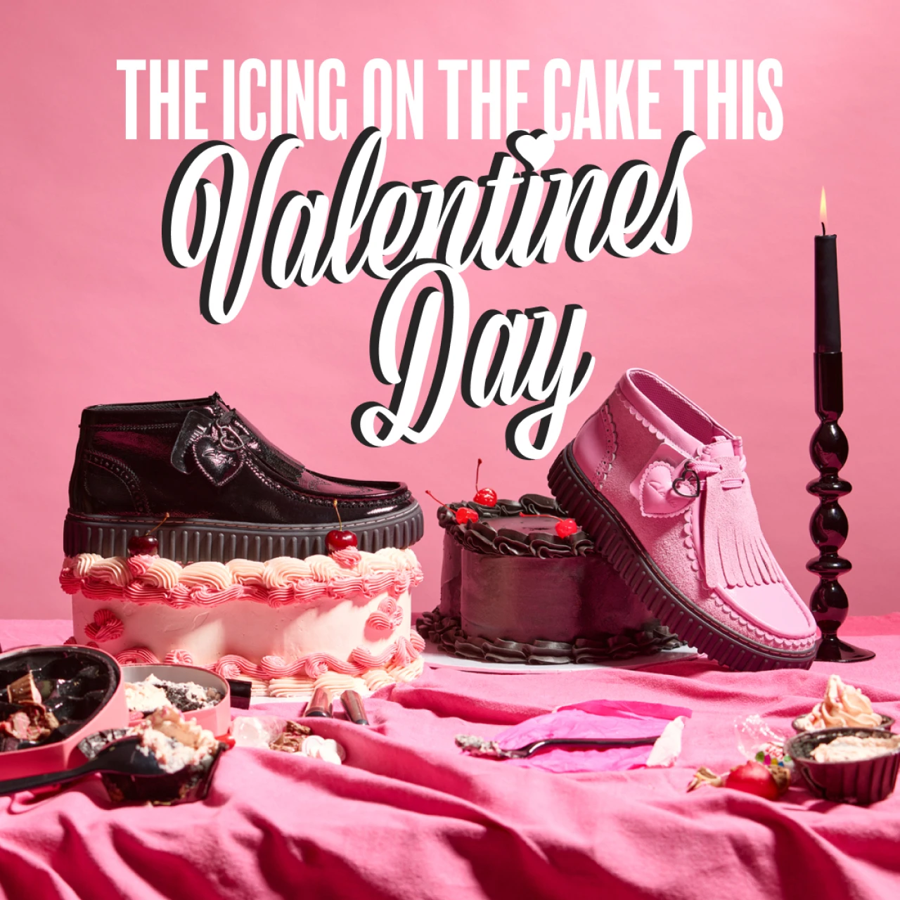 【クラークス】バレンタインをモチーフにした新作シューズ「トーヒルハート」が登場