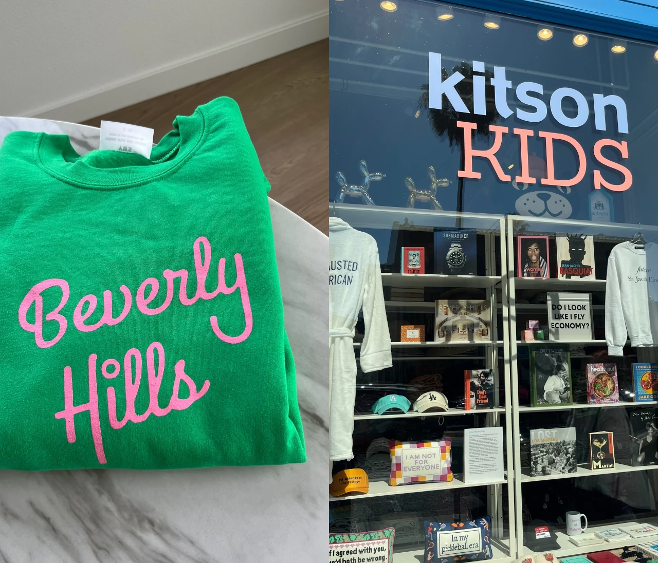 【ロサンゼルス】ビバリーヒルズのKitsonで見つけた大人可愛いロゴスウェット