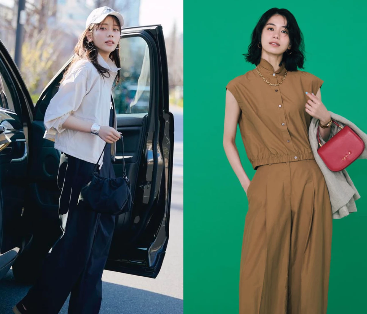 【2026年】防水撥水の「テック服コーデ」17選。ナイロン素材や高機能素材でも、おしゃれに過ごす大人女子の着こなしをまとめ。