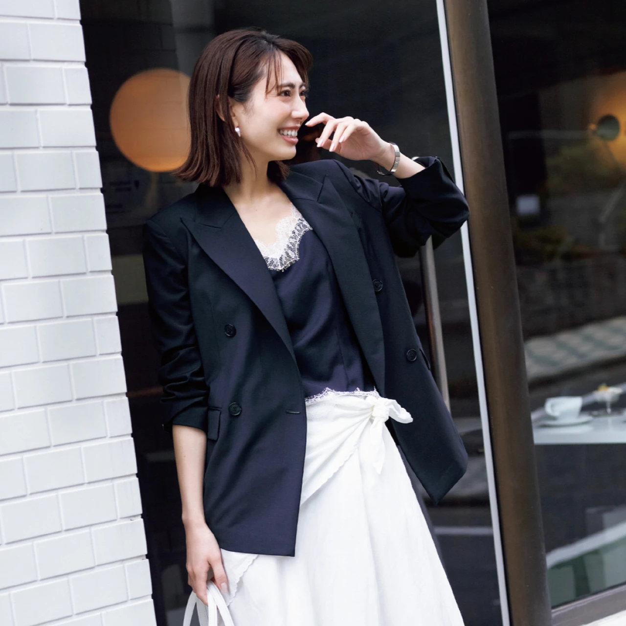 【春トレンド！白×ネイビー3コーデ】今季イチ推しの好感度配色でいっきにおしゃれに