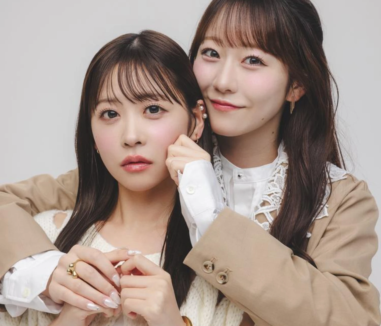 【FRUITS ZIPPER】櫻井優衣さん、真中まなさんのヘア＆メイク（写真）