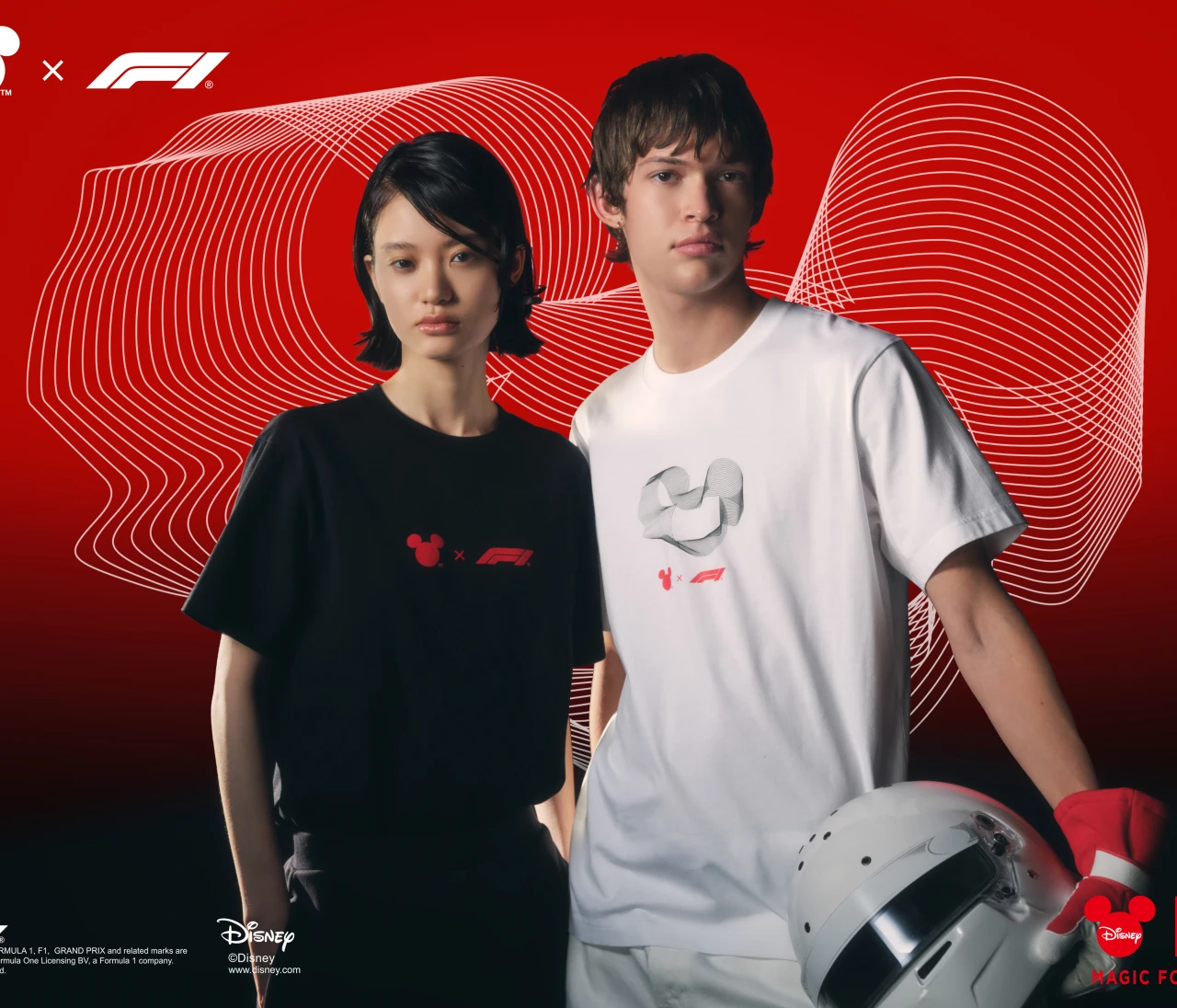 【UNIQLO（ユニクロ）】ディズニーとFormula1®、ユニクロが初のタッグを組んだコレクション「Disney × Formula1® UT」登場