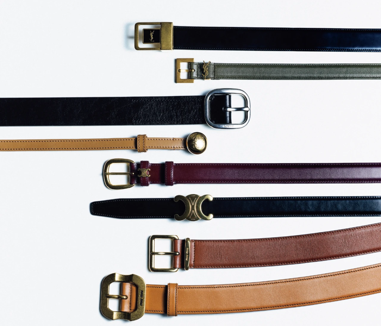 【ハイブランドのベルト7選】エルメス、サンローラン、ロエベ…トレンドコーデに欠かせない「ベルト」に挑戦！
