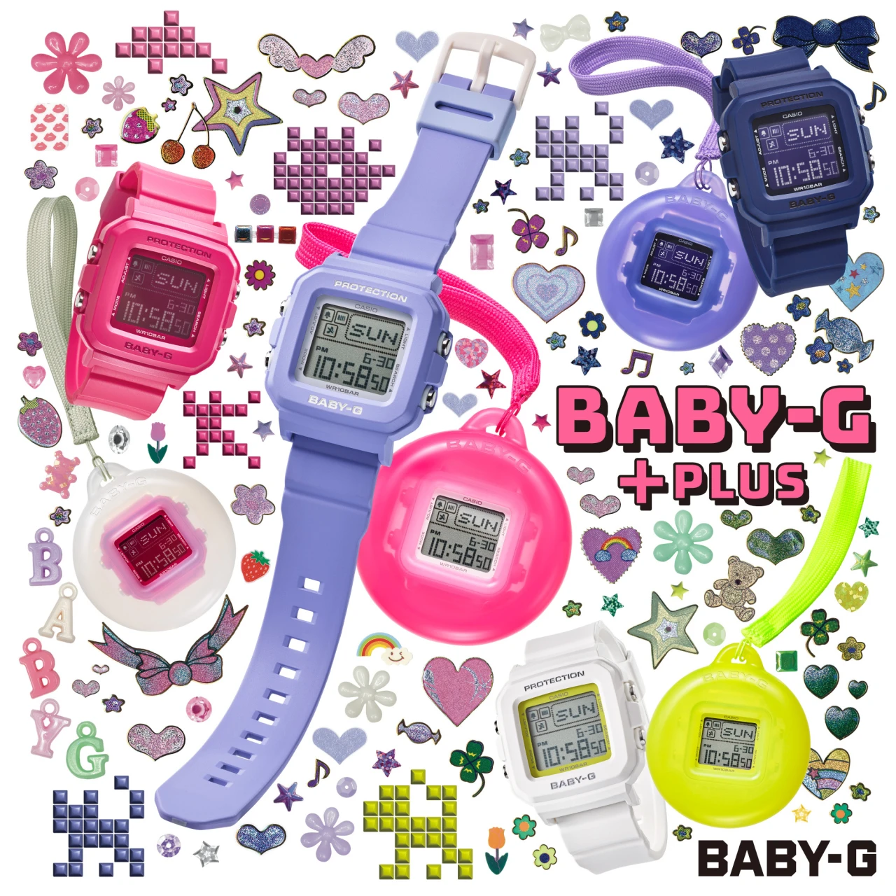 腕時計とチャームの2WAYで楽しめる「BABY-G」が登場! サンリオの人気キャラクター・クロミの30周年応援アンバサダー就任も話題