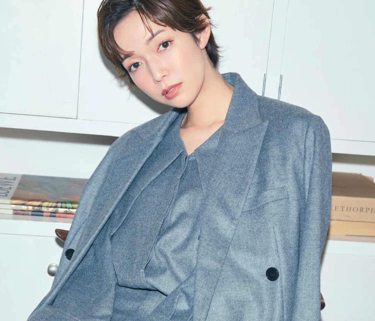 【ジャケパンコーデ】手間なしでおしゃれが完成するカセット服が優秀！【BAILA今日のコーデ】