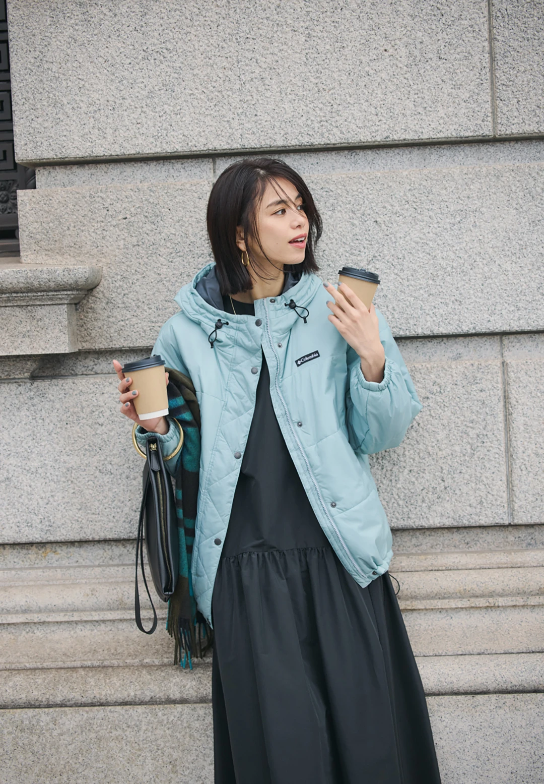 佐藤晴美　抜けのあるリラクシーな装いも簡単に決まる中綿ジャケット