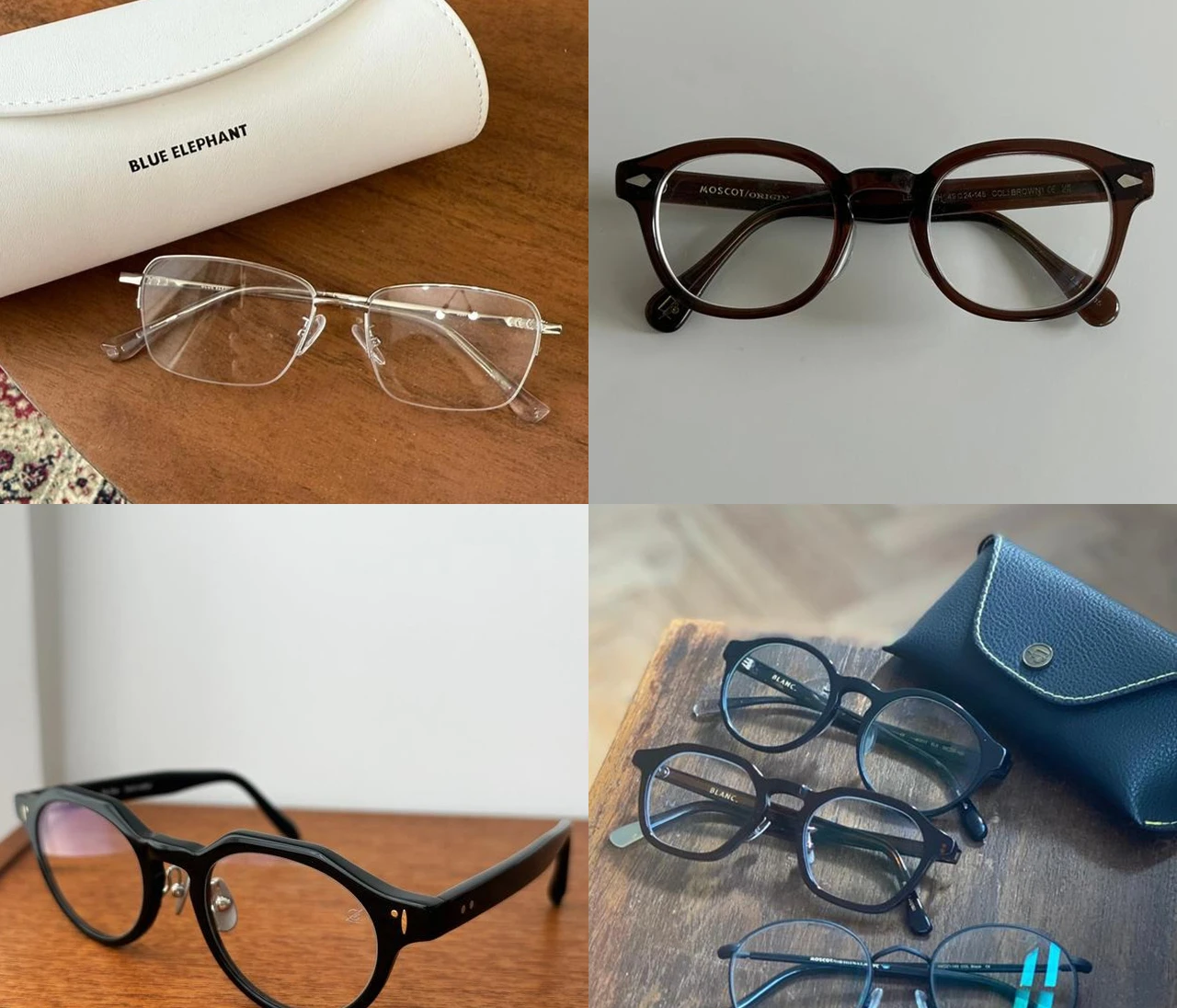 【ブルーエレファント、ブラン、モスコット】毎日に欠かせない。編集部員の私物メガネ4選【エディターズピック】