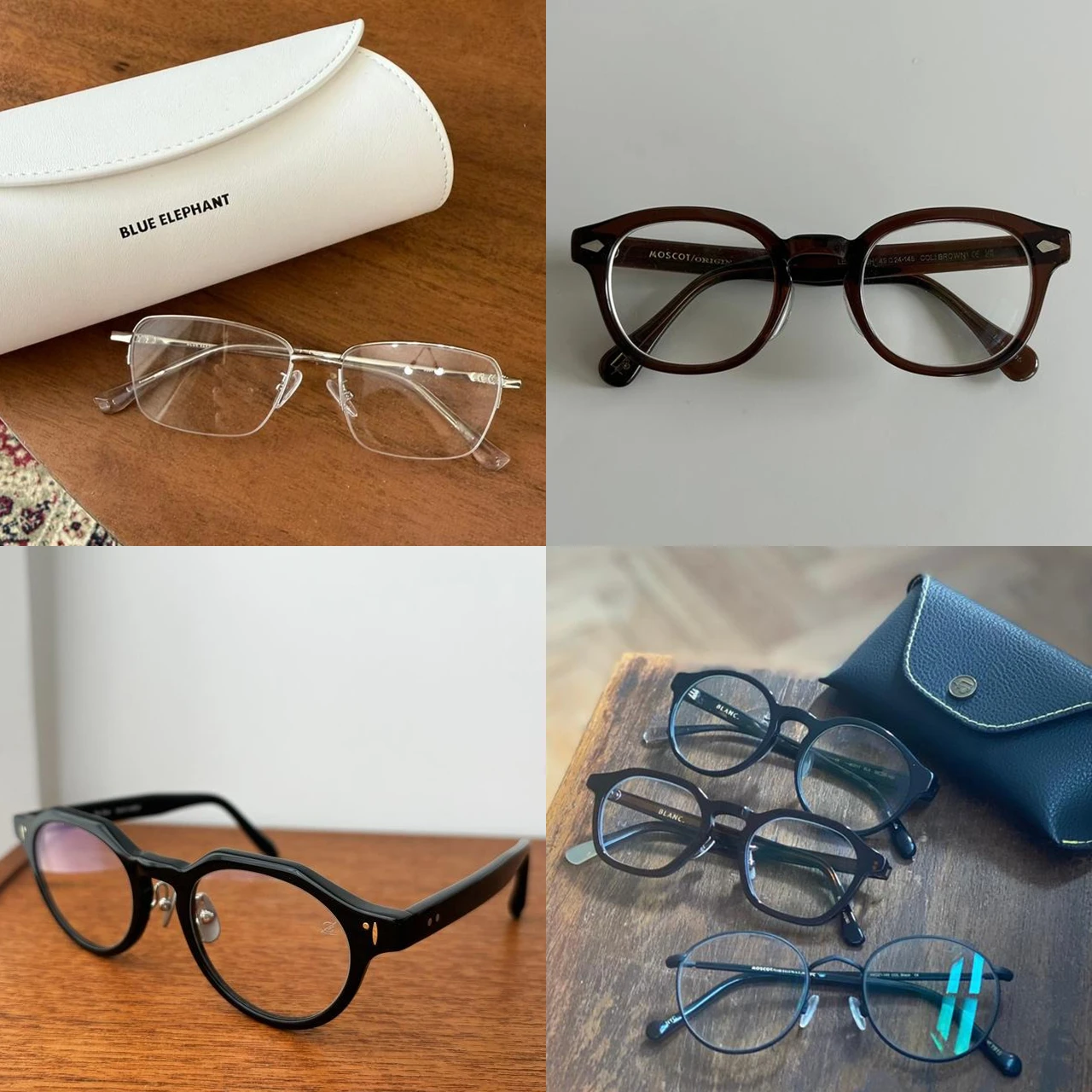【ブルーエレファント、ブラン、モスコット】毎日に欠かせない。編集部員の私物メガネ4選【エディターズピック】