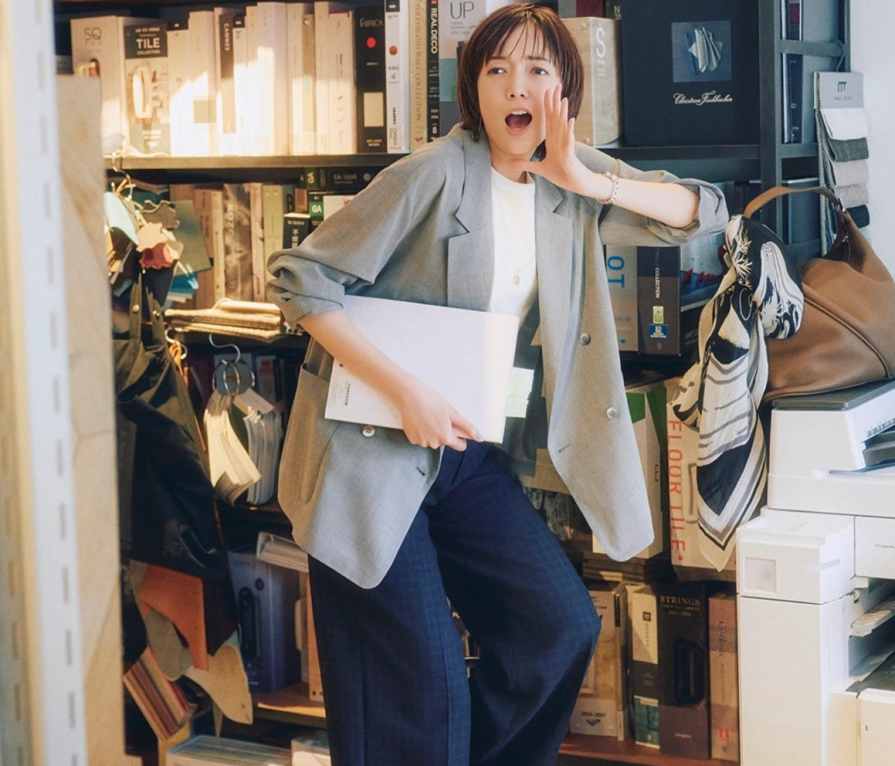 【ジャケットコーデ】蒸し暑い季節も頼れる薄軽ジャケット【BAILA今日のコーデ】