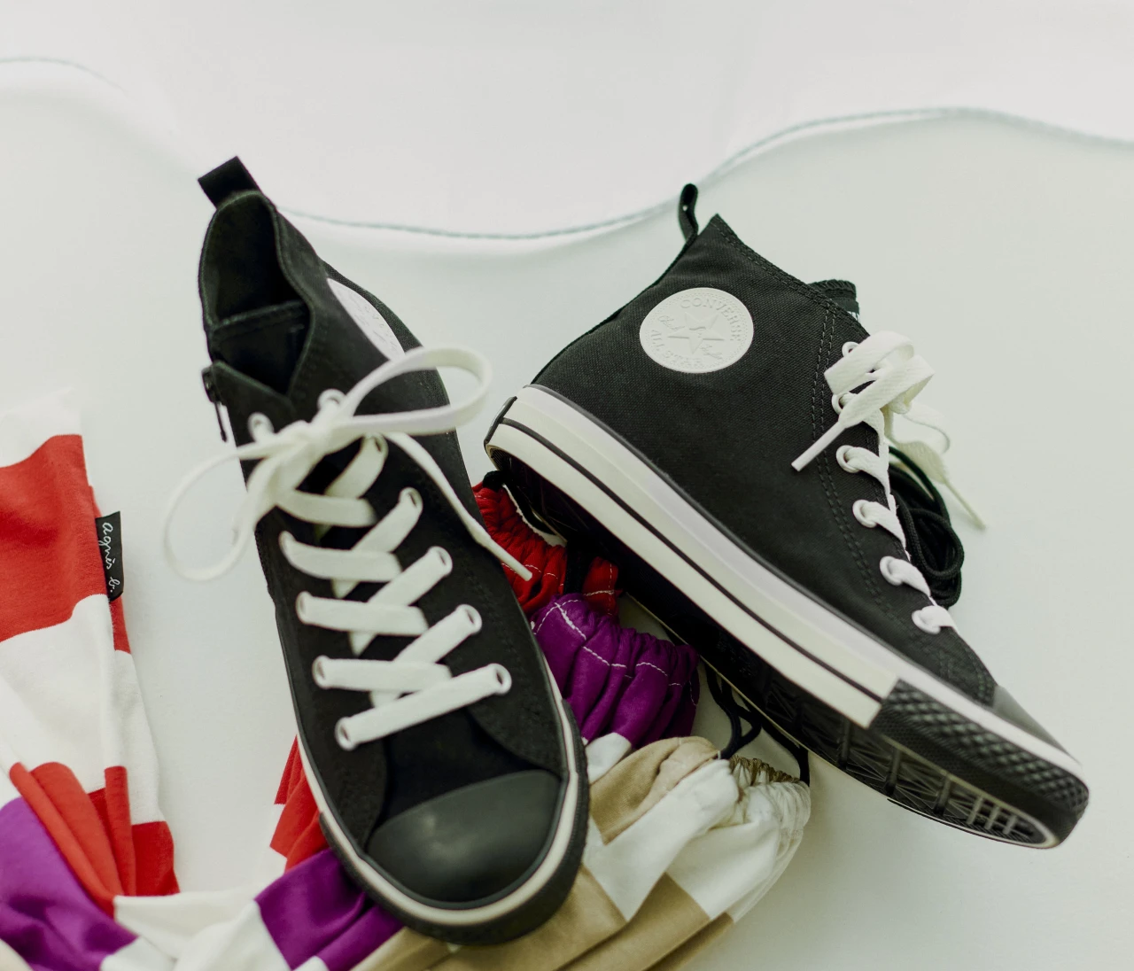 【agnès  b.（アニエスベー）×コンバース（CONVERSE）】コラボスニーカーにキッズサイズが登場