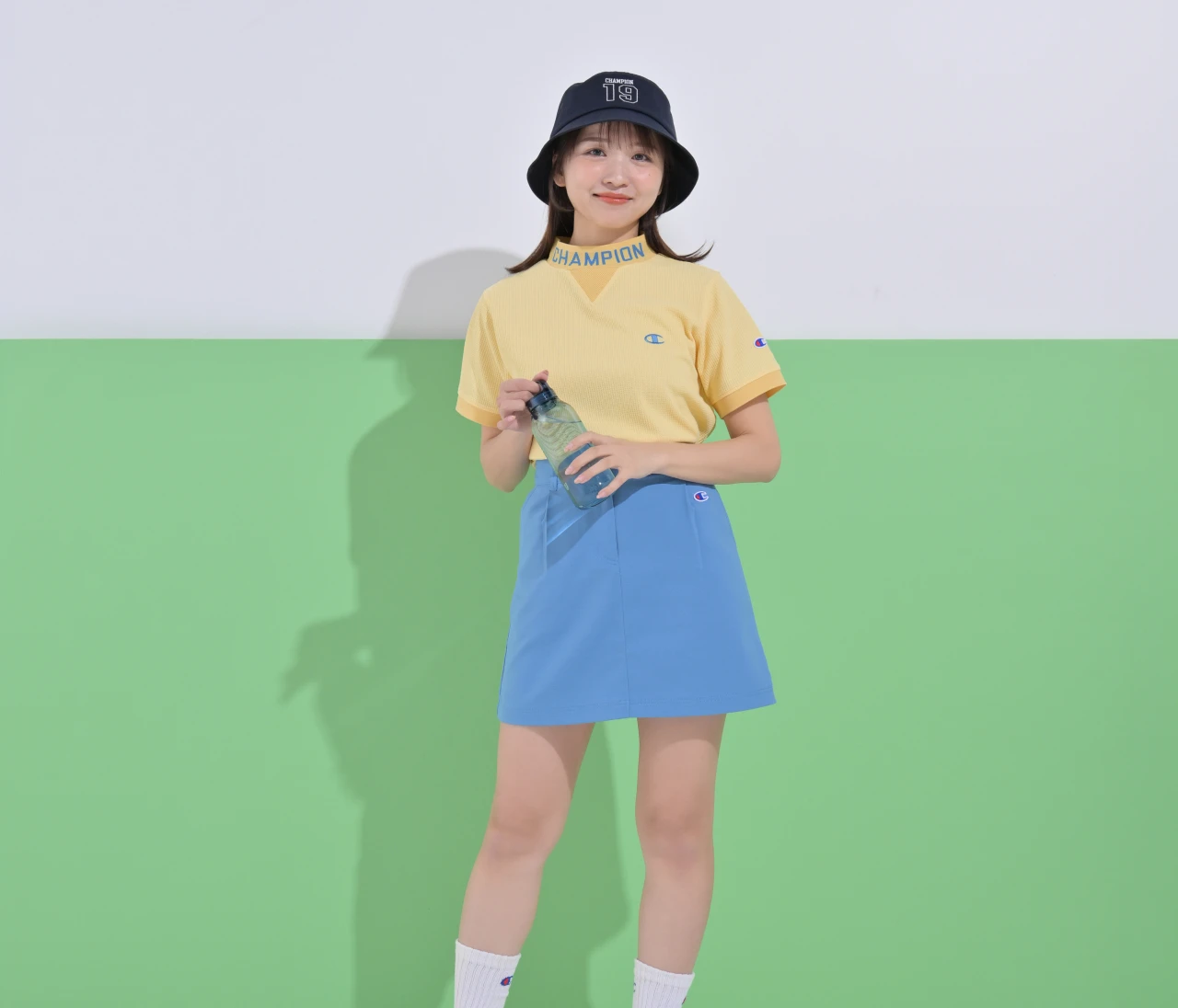 読者が着てみた！【30代のためのゴルフウエア】『チャンピオン』のカラフルウエアで気分を上げて！