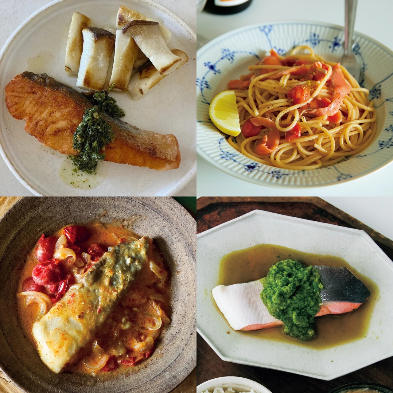 【長谷川あかりのご自愛ごはん】鮭の簡単レシピ5選。パスタ、ムニエル、クリームチーズ煮。美肌成分たっぷりの秋ごはん