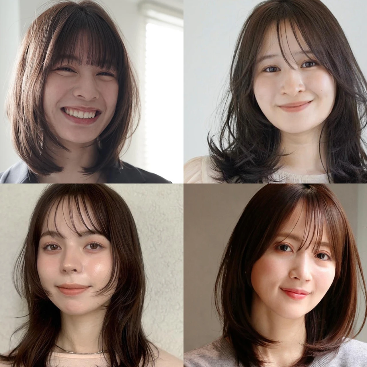 【最旬ミディアム】前髪ありミディアム35選！ 秋のヘアスタイルチェンジに。30代-40代に似合うミディアムヘアまとめ 