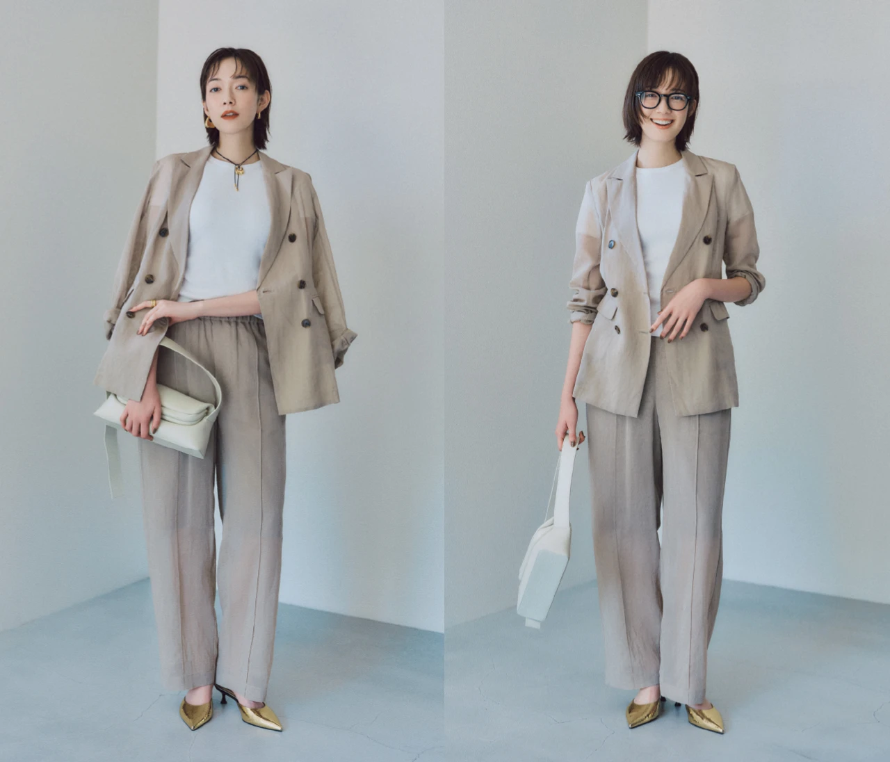 【素敵な彼女の“抜け感”の正体】 オンオフのさじ加減が重要！シーン別「ジャケット」の着くずし方