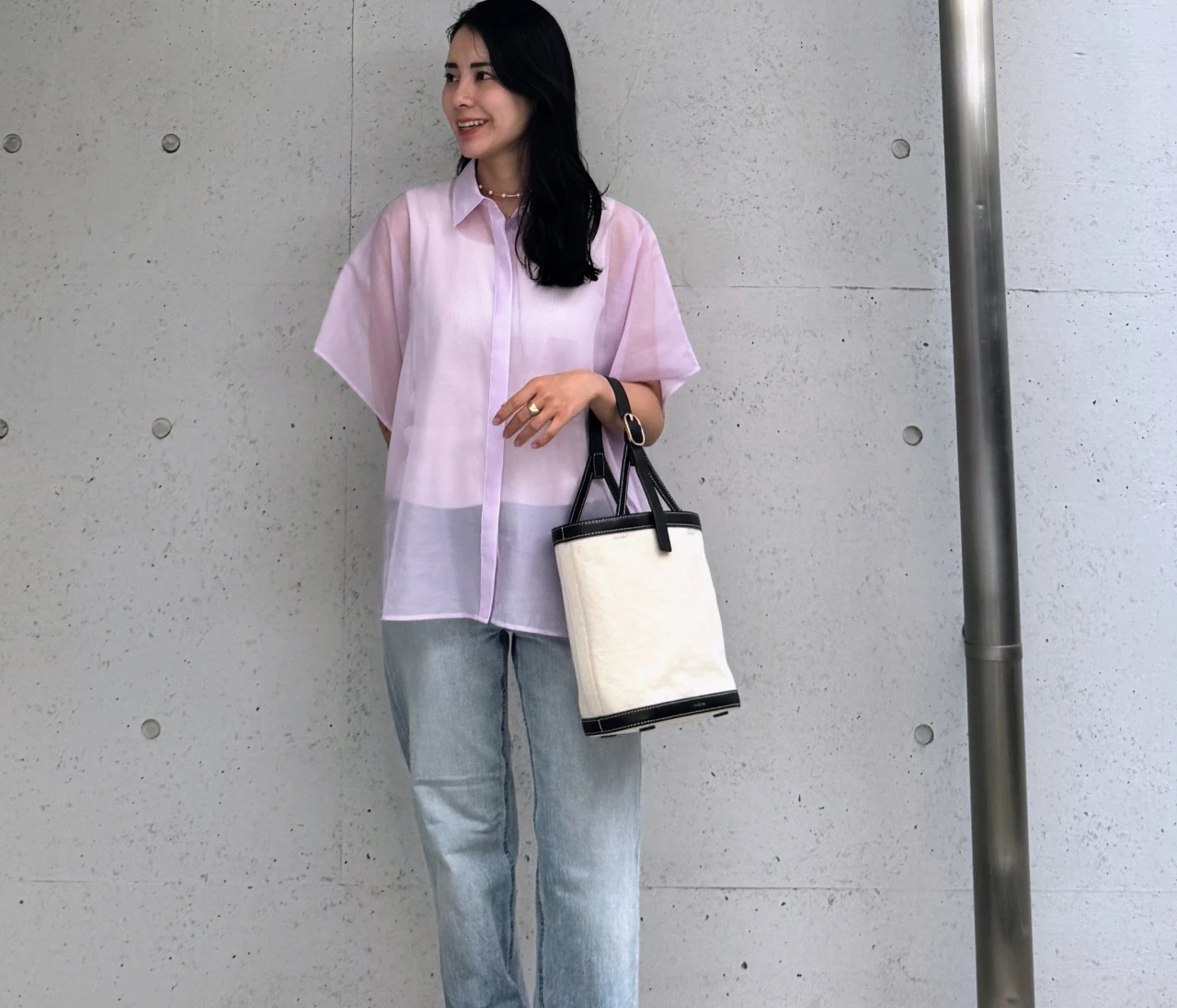 【最高気温30度】涼しくて品がある、大人の夏きれい色コーデ