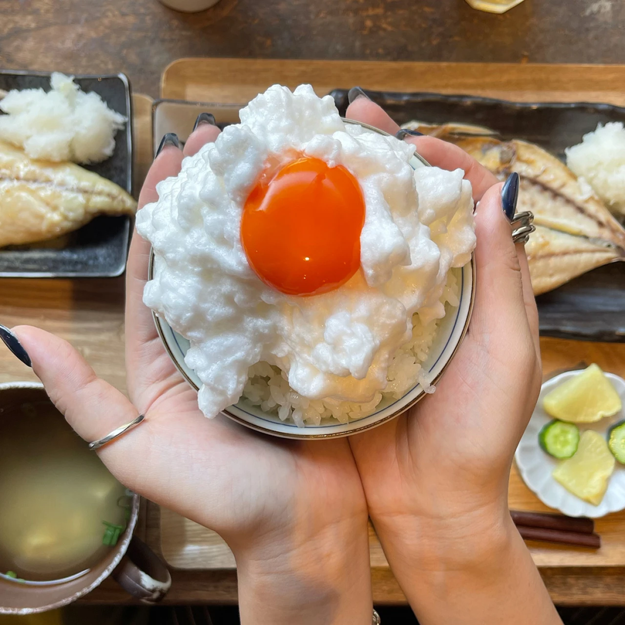 【鎌倉旅】絶品♡ふわふわ卵かけご飯定食