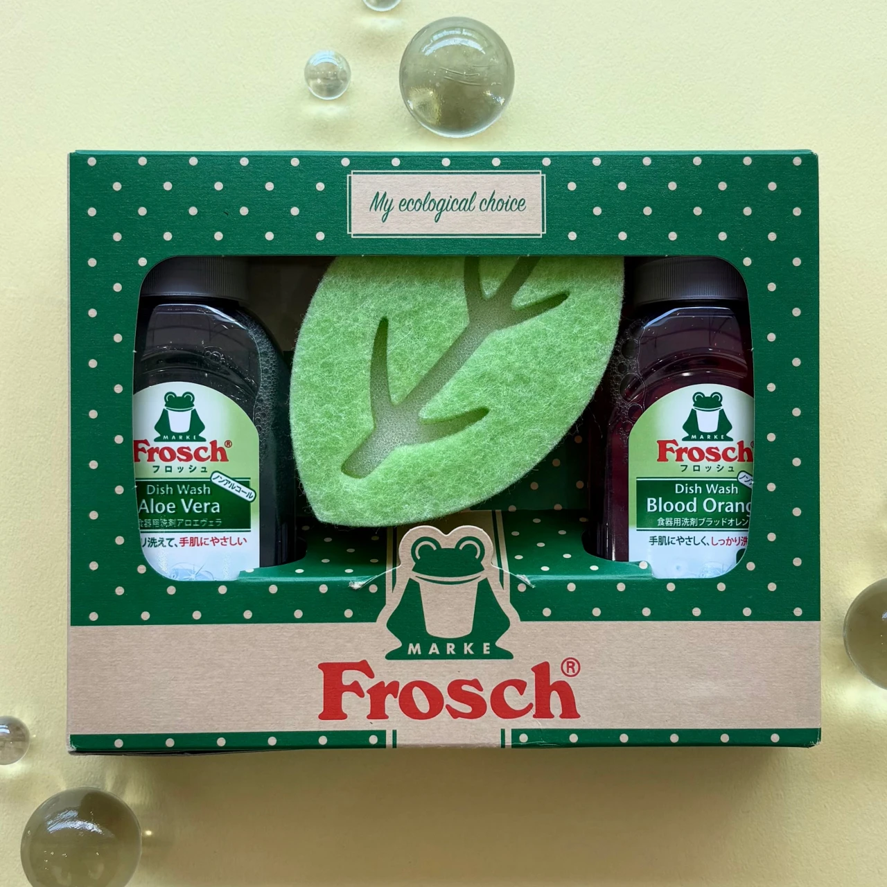 プチギフトにも!Froschのミニ食器用洗剤セットが便利