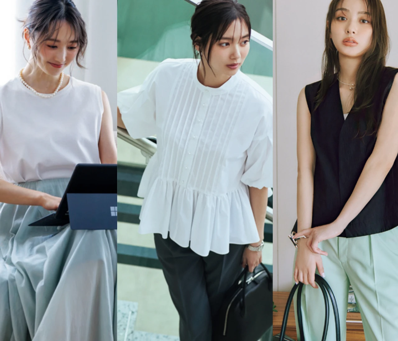 大人女子の通勤・オフィスコーデ25選！ おすすめ優秀バッグもチェック