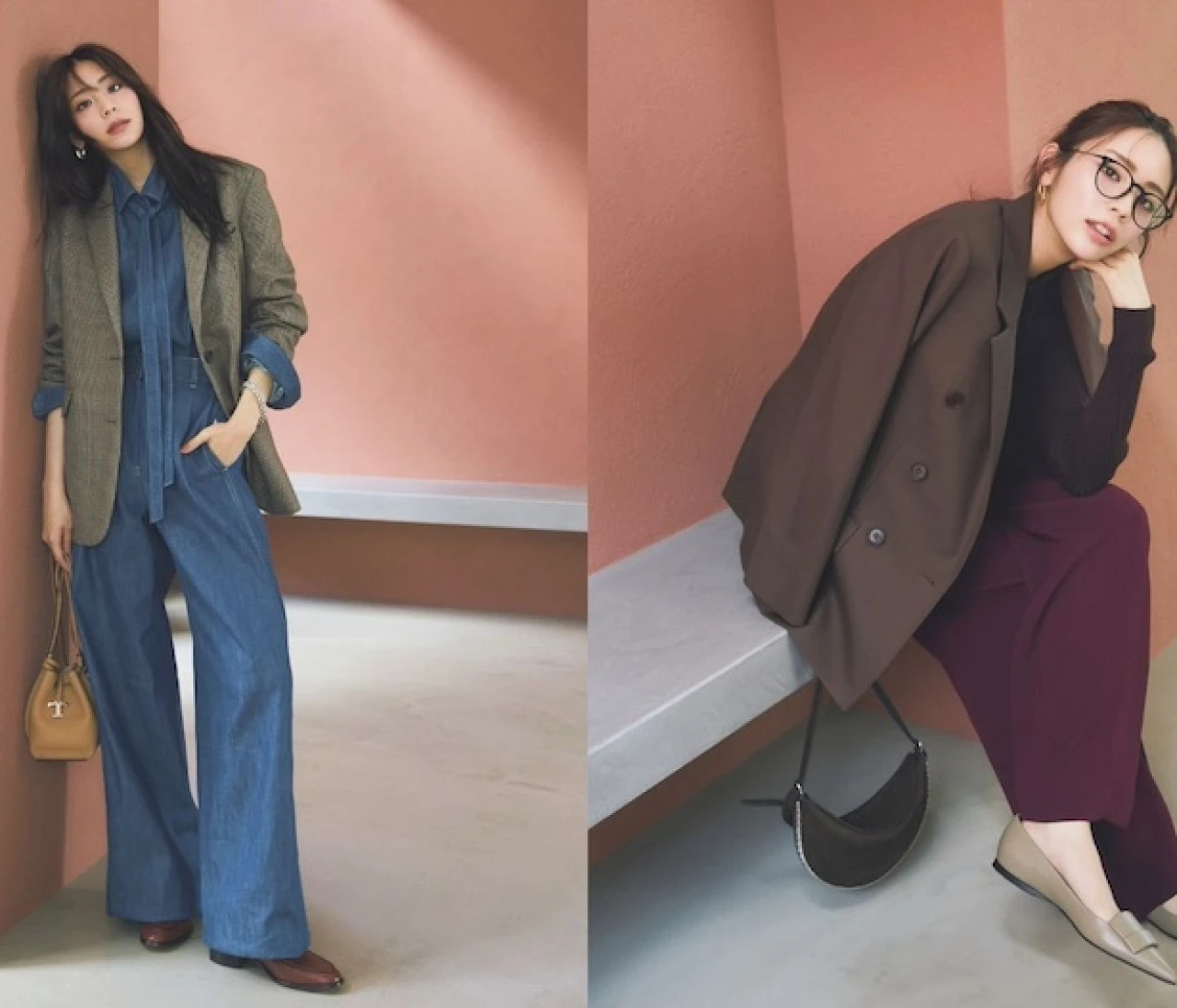 【早めに買うべき秋冬ジャケット】まずは旬色ブラウンのテーラードジャケットを選んで