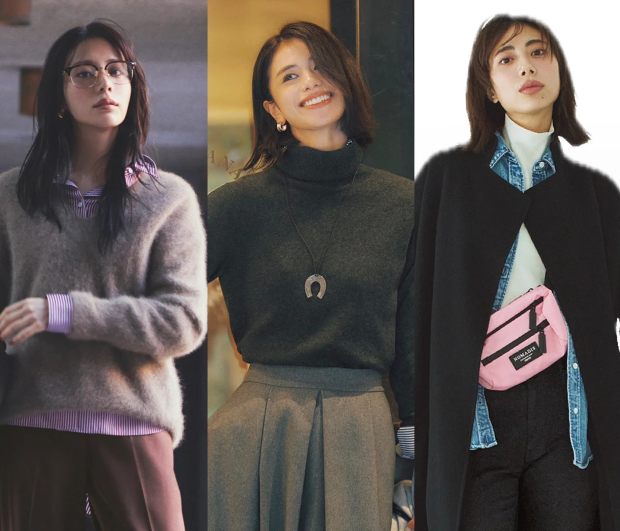 重ね着、きれい色、旬アイテム投入で楽しむ、冬終盤の着こなし7選【BAILAの1週間コーデまとめ】