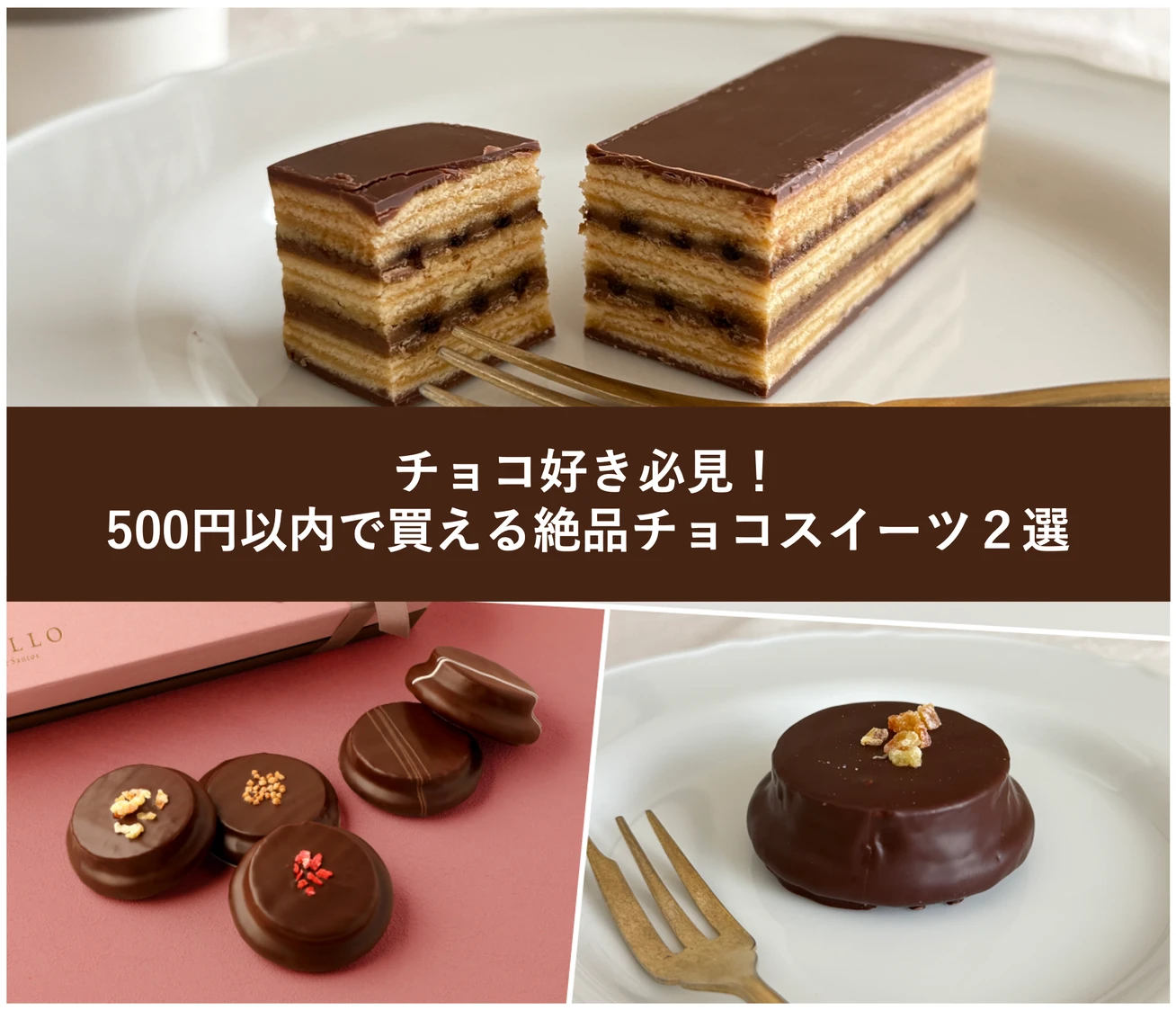 【絶品チョコレート】チョコ好き必見！500円以内で買える本格スイーツ2選 #スイーツ部