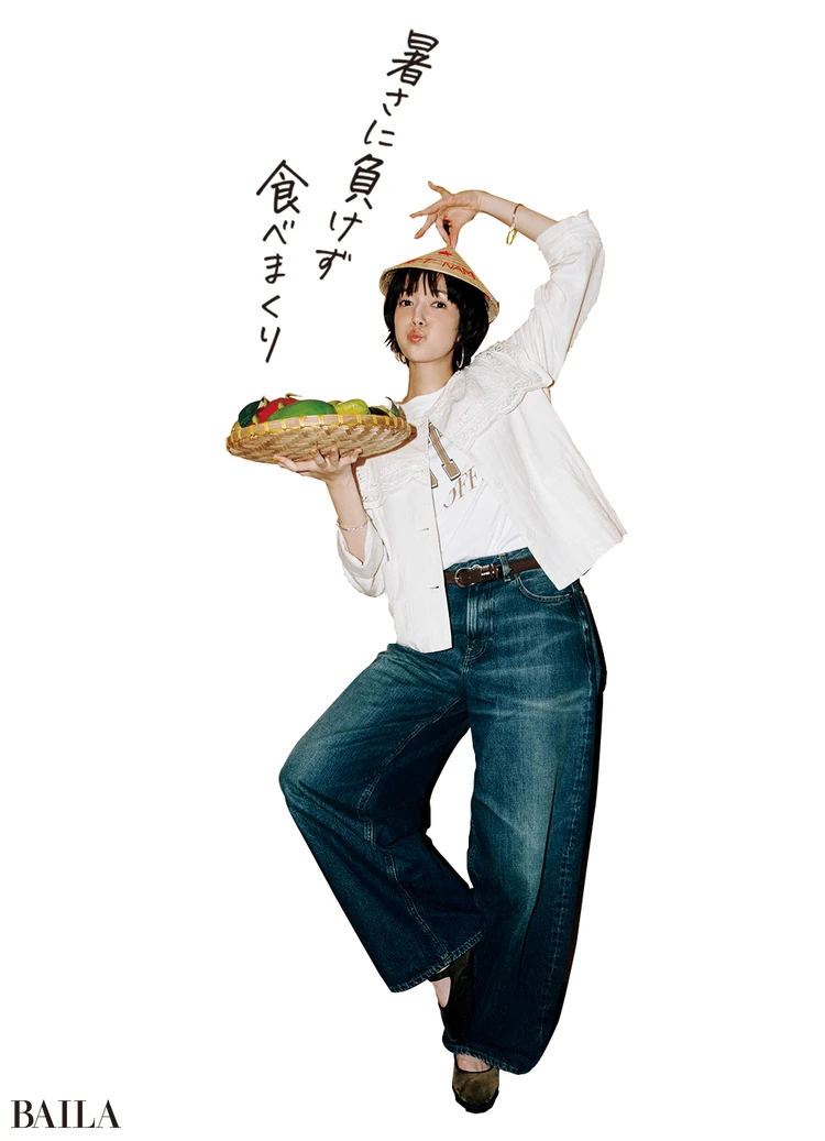 佐藤栞里 暑さに負けず食べまくり