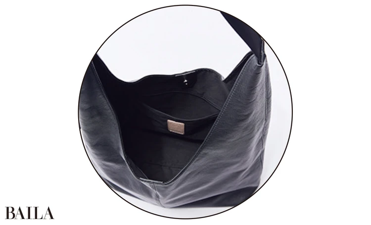 ラシット/Leather Hobo Bag L