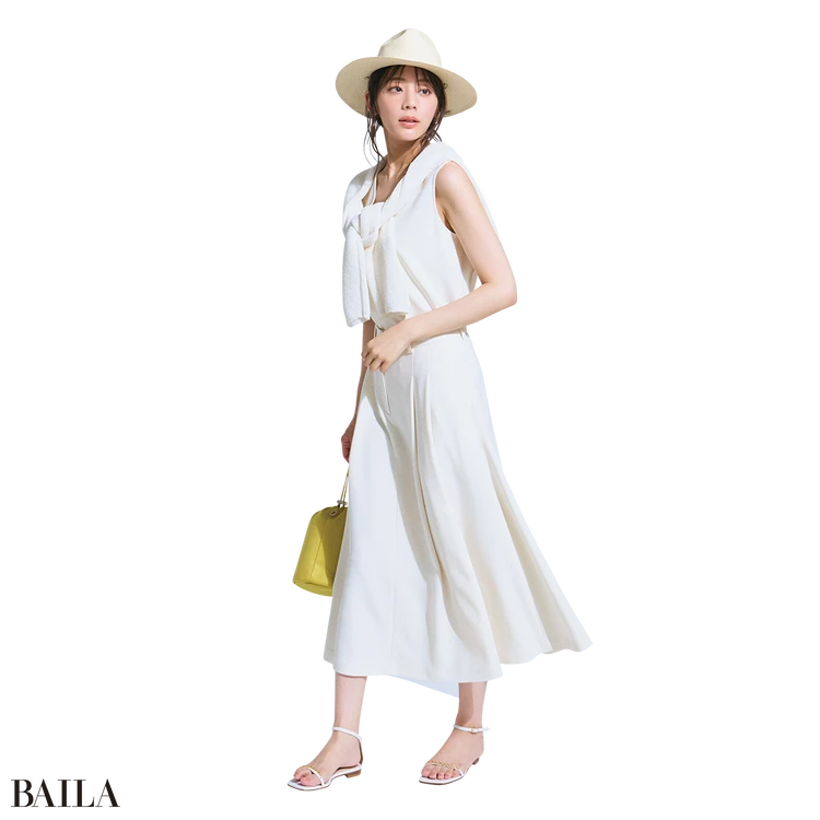 8月23日（土）のコーデ　貴島明日香　セットアップコーデ