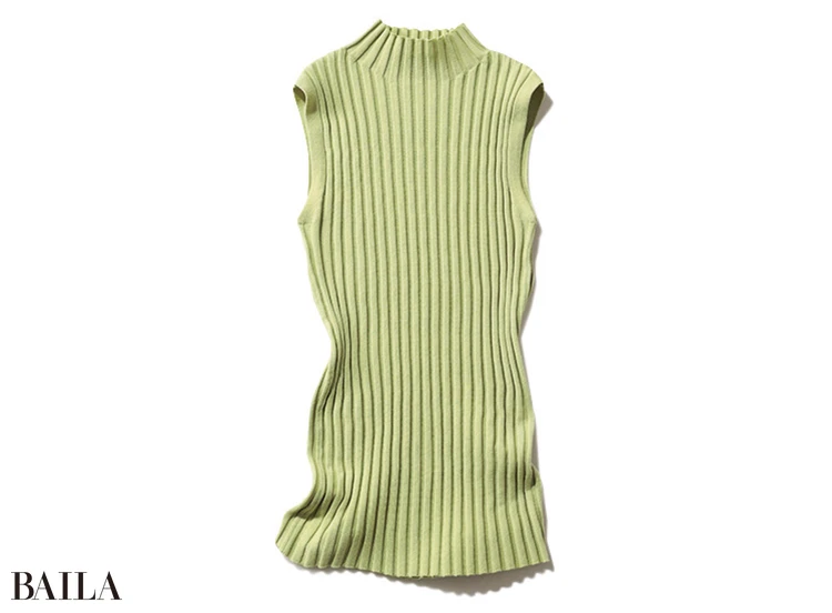 カラーリブノースリ