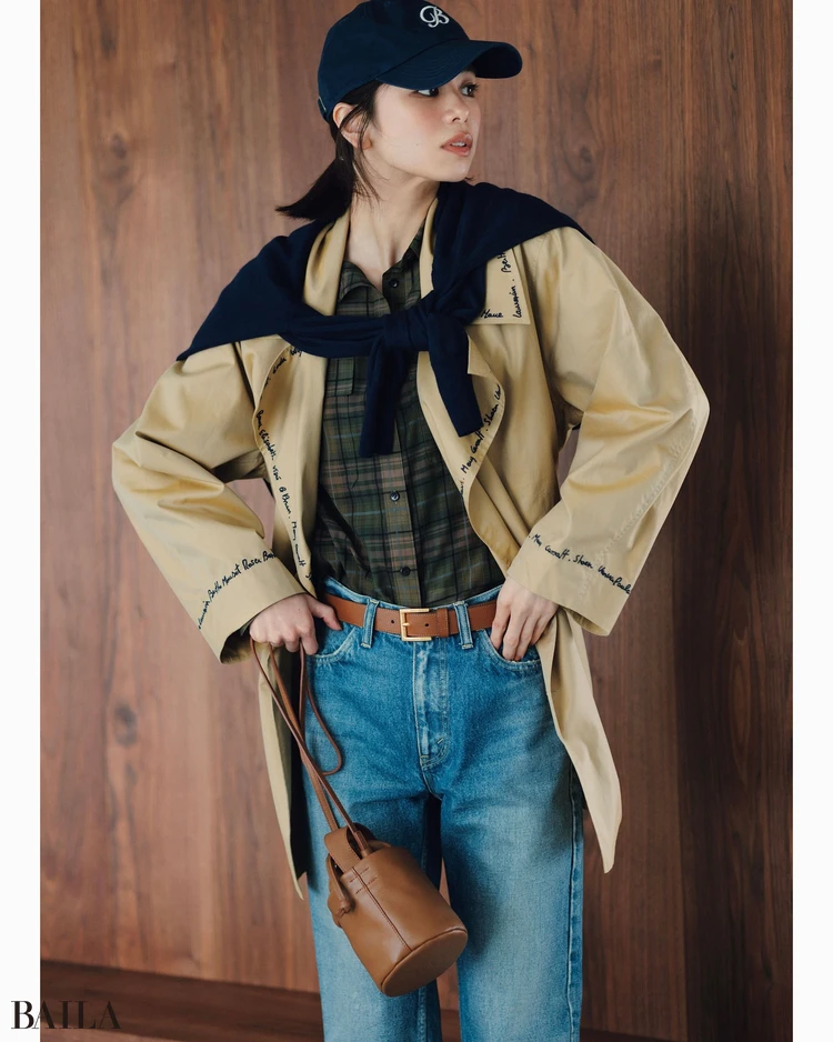 佐藤晴美　デニムコーデ